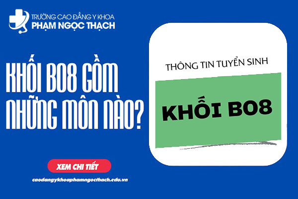 Khối B08 gồm những môn nào?
